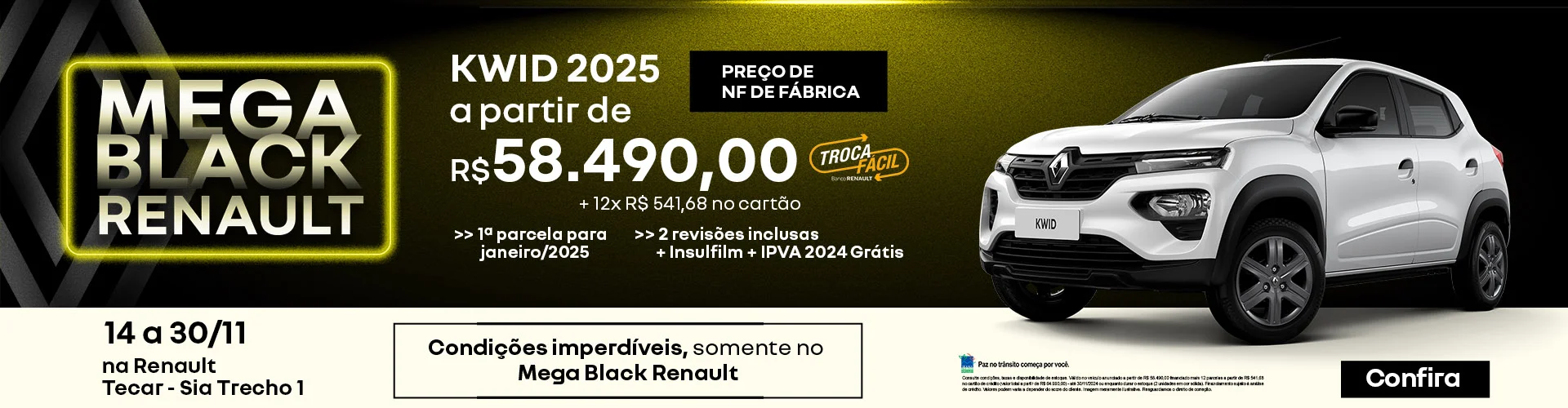 Mega Black Friday Tecar Renault